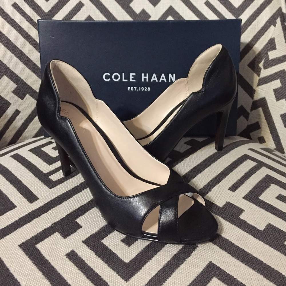 Cole Haan Jacinda GD Opt Peep-Toe Heels Size 7.5 B